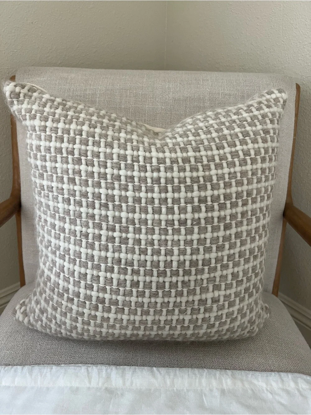 The Citizenry Aventura Sand Accent Pillow (18in x 18in)